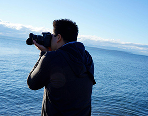 picture of me taking a photograph