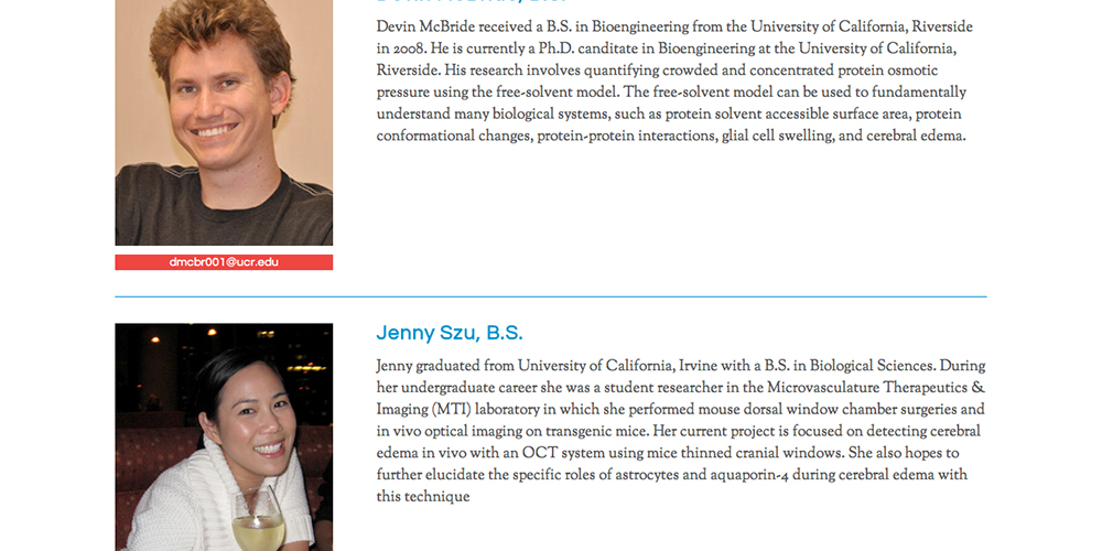 Translationa Neuroscience Laboratory Members Page